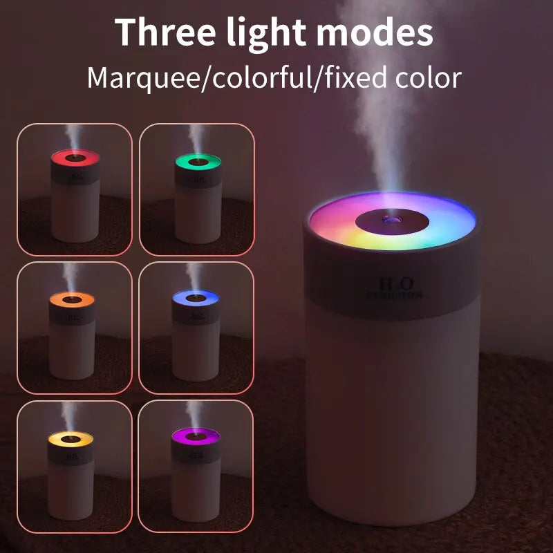 Umidificador de Ar Luminoso - Umidifica e Ilumina